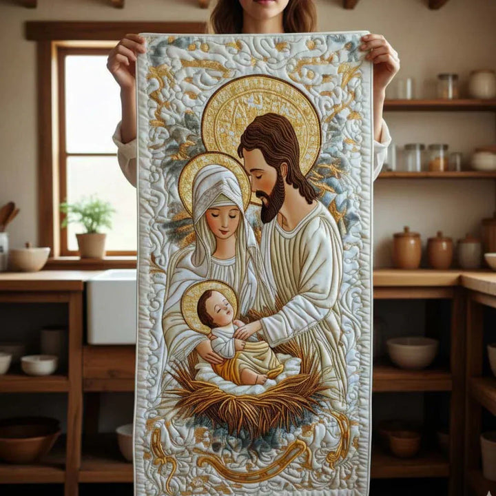 Quilted Table Runner - Light of Bethlehem