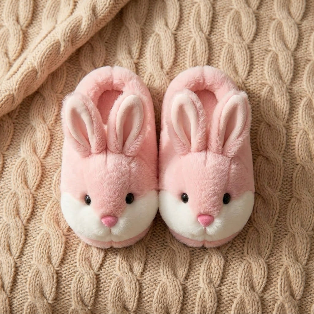 Pink Bunny Orthopedic Slippers