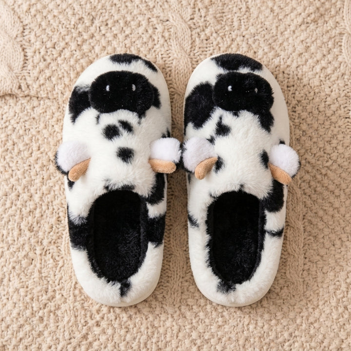 Cow Print Orthopedic Slippers