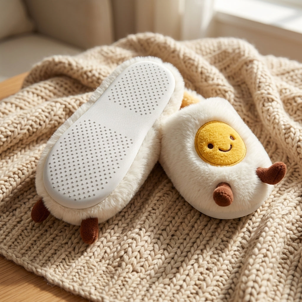 Fried Egg Orthopedic Slippers