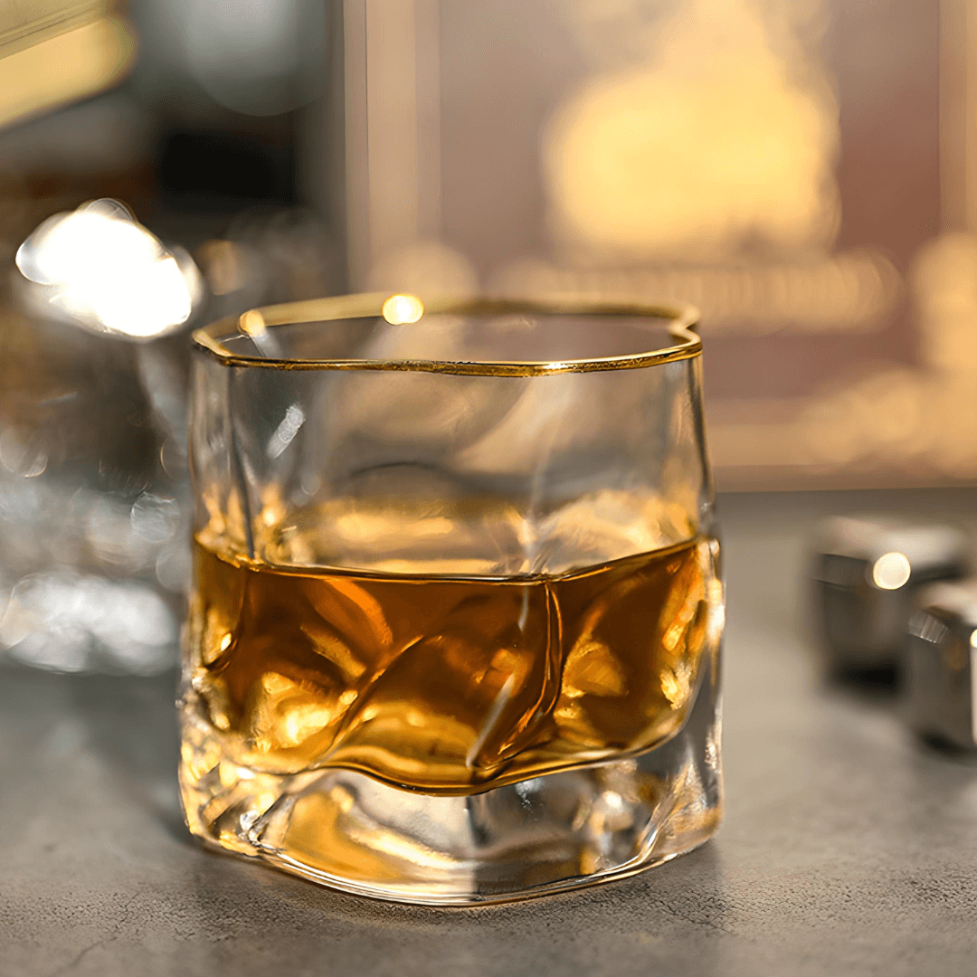Katana Gold | Japanese Crystal Whisky Glass