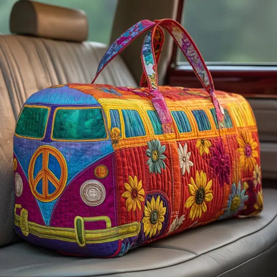 Quilted Travel Bag - Hippie Van
