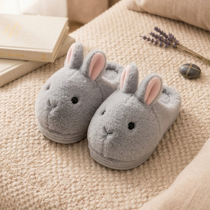 Grey Bunny Orthopedic Slippers