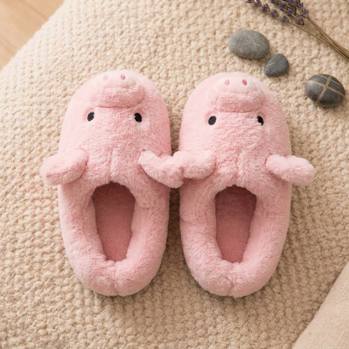 Pink Pig Orthopedic Slippers