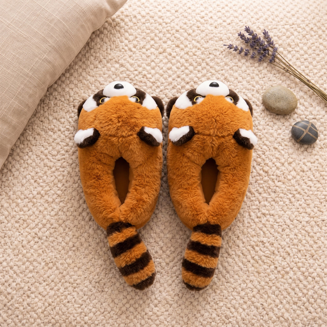 Red Panda Orthopedic Slippers