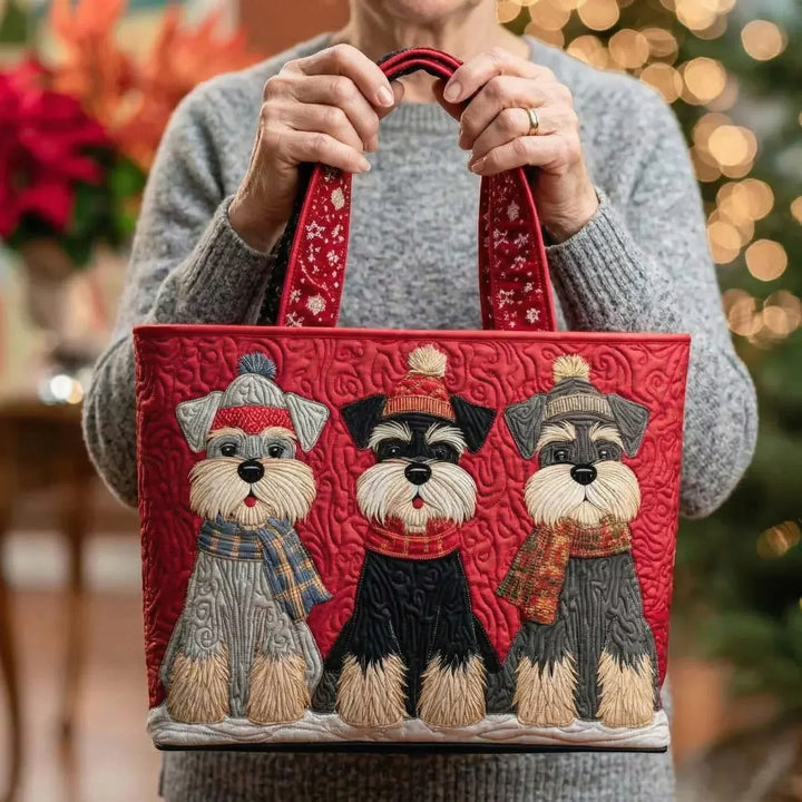 Handmade Bag - Schnauzer Trio